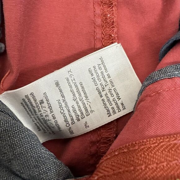 J. Crew Men’s 32 Shorts Red Stretch Chino Twill Preppy Nautical Inseam 10 - Picture 4 of 6